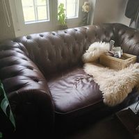 Chesterfield-Stil 2er Sofa 
