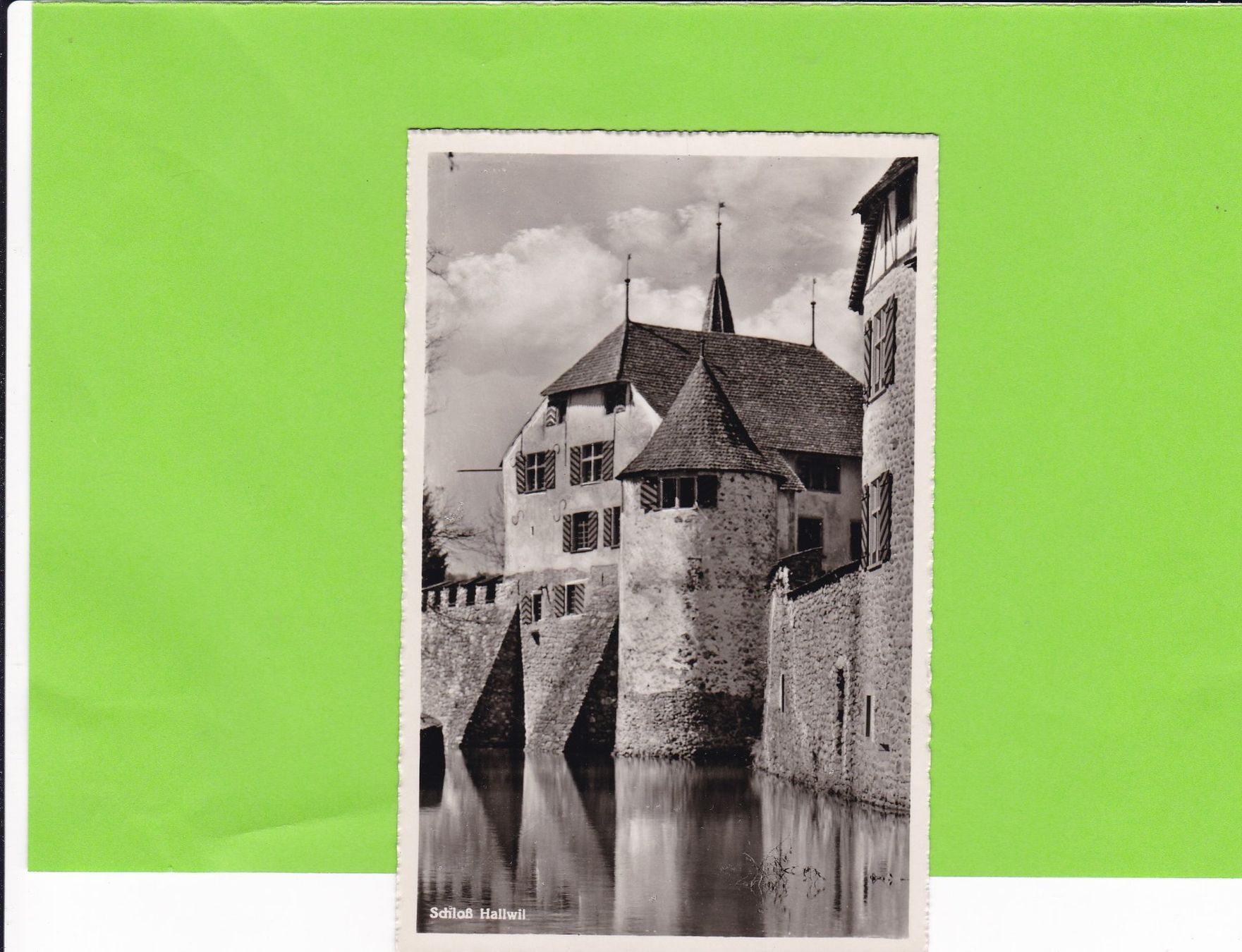 Cartoline postali: Schloss Hallwil – Usato da St. Peterzell venduto da neckertal