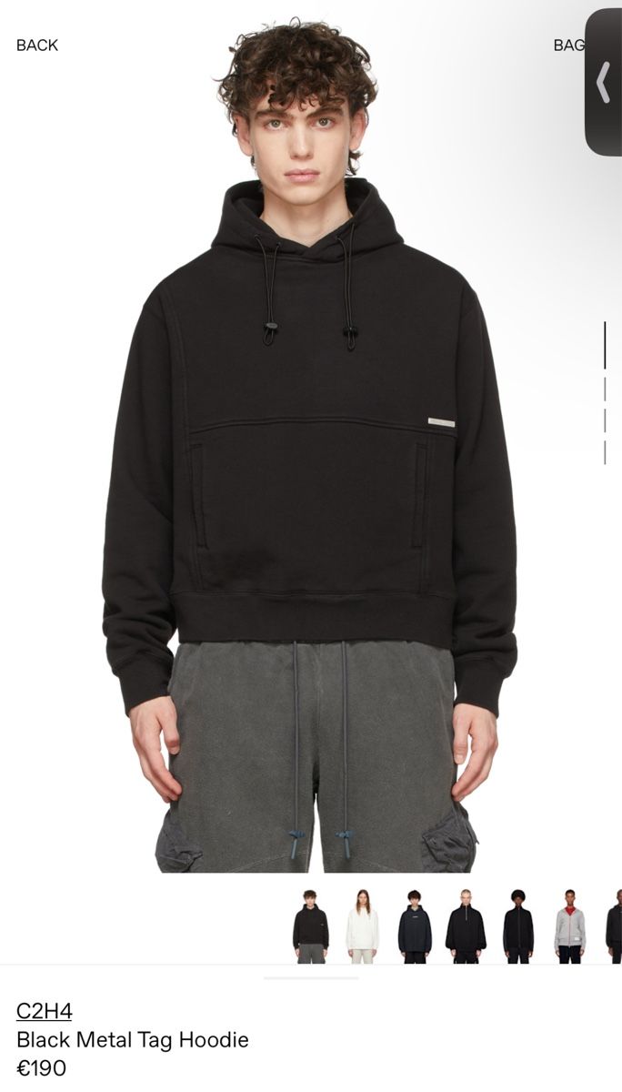 T-shirt: C2H4 Boxy Cropped Tech Hoodie – Usato da Kaltbrunn venduto da IMRLU998 1