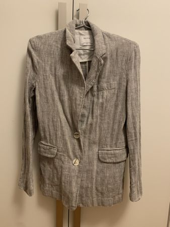 Bershka Blazer Gr. S Herringbone Grau Top Zustand! ab 5.-
