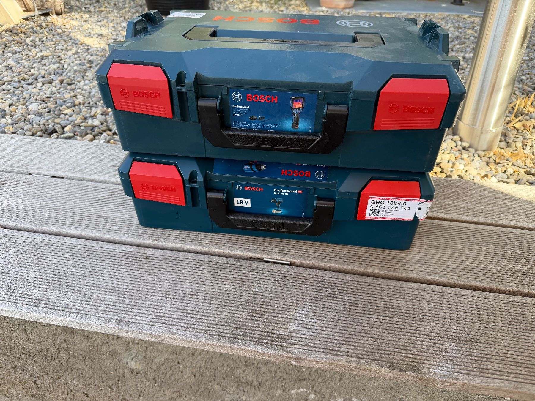 Bosch Valigie: 2 Bosch L-Boxx Werkzeugkoffer – Usato da Oppligen venduto da Balu2012 2