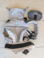 Babytrage Manduca grau mit Tasche