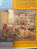 PAIDI Komplettes Kinderzimmer Buche-Furniert in Orange Grün