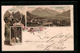 Litho Ragaz, Gesamtansicht, Bad Pfäffer