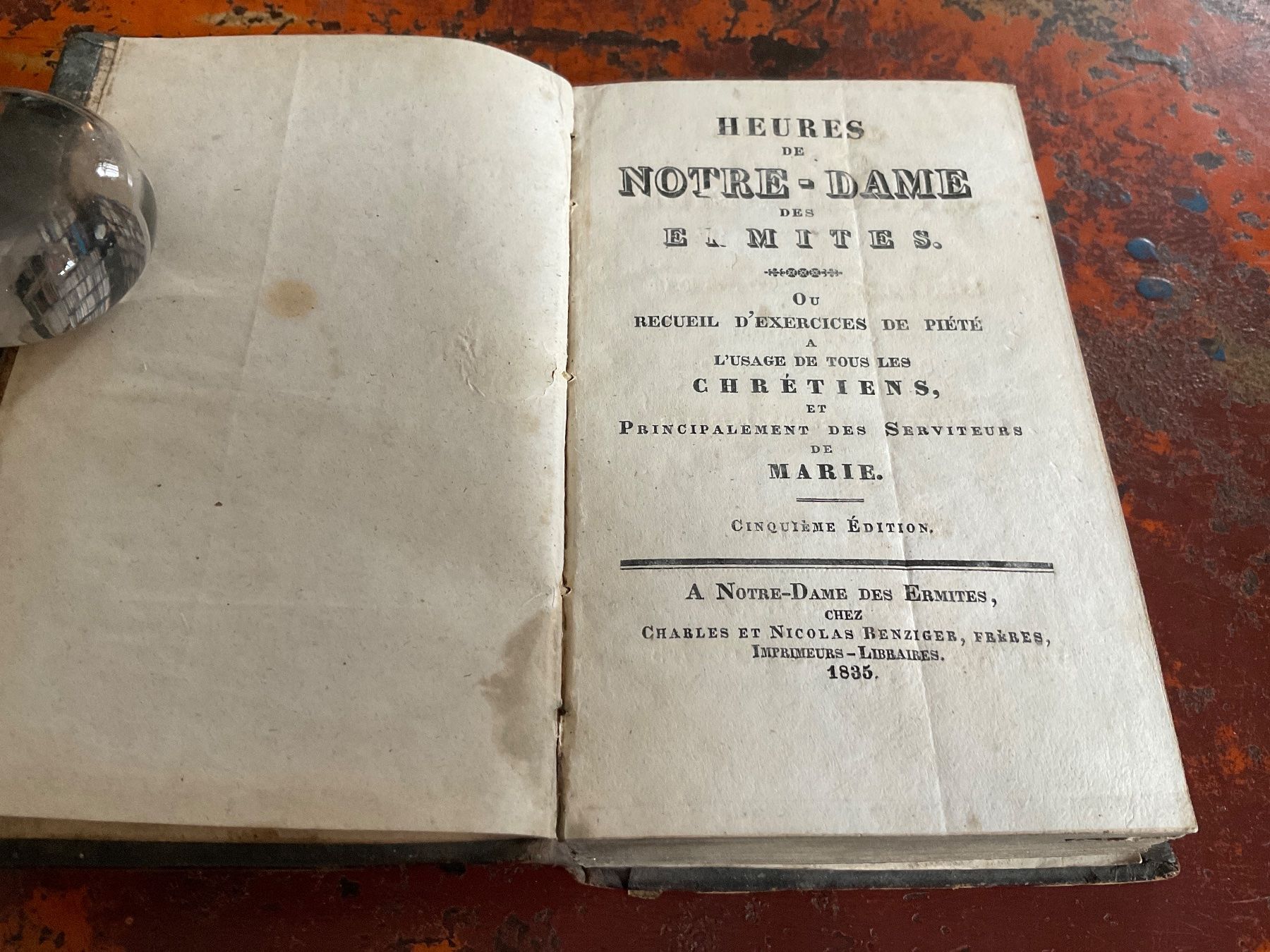 Libri: Heures deNotre-Dame des ermites Reliure cuir – Usato da Delémont venduto da vinylfreak01
