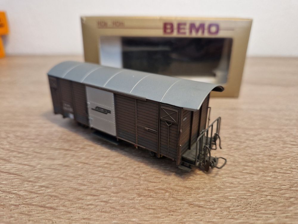 Bemo Modelleisenbahnen: Bemo 2250 175 Güterwagen RhB H0m – Gebraucht aus St-Aubin-Sauges von tantome 3