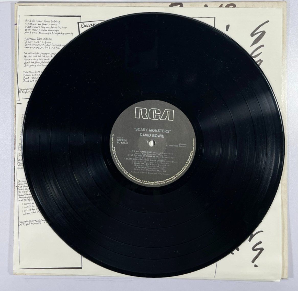Schallplatten: LP: DAVID BOWIE - Scarry Monsters (1972) – Gebraucht aus Frenkendorf von Yard-Sale-2000 3