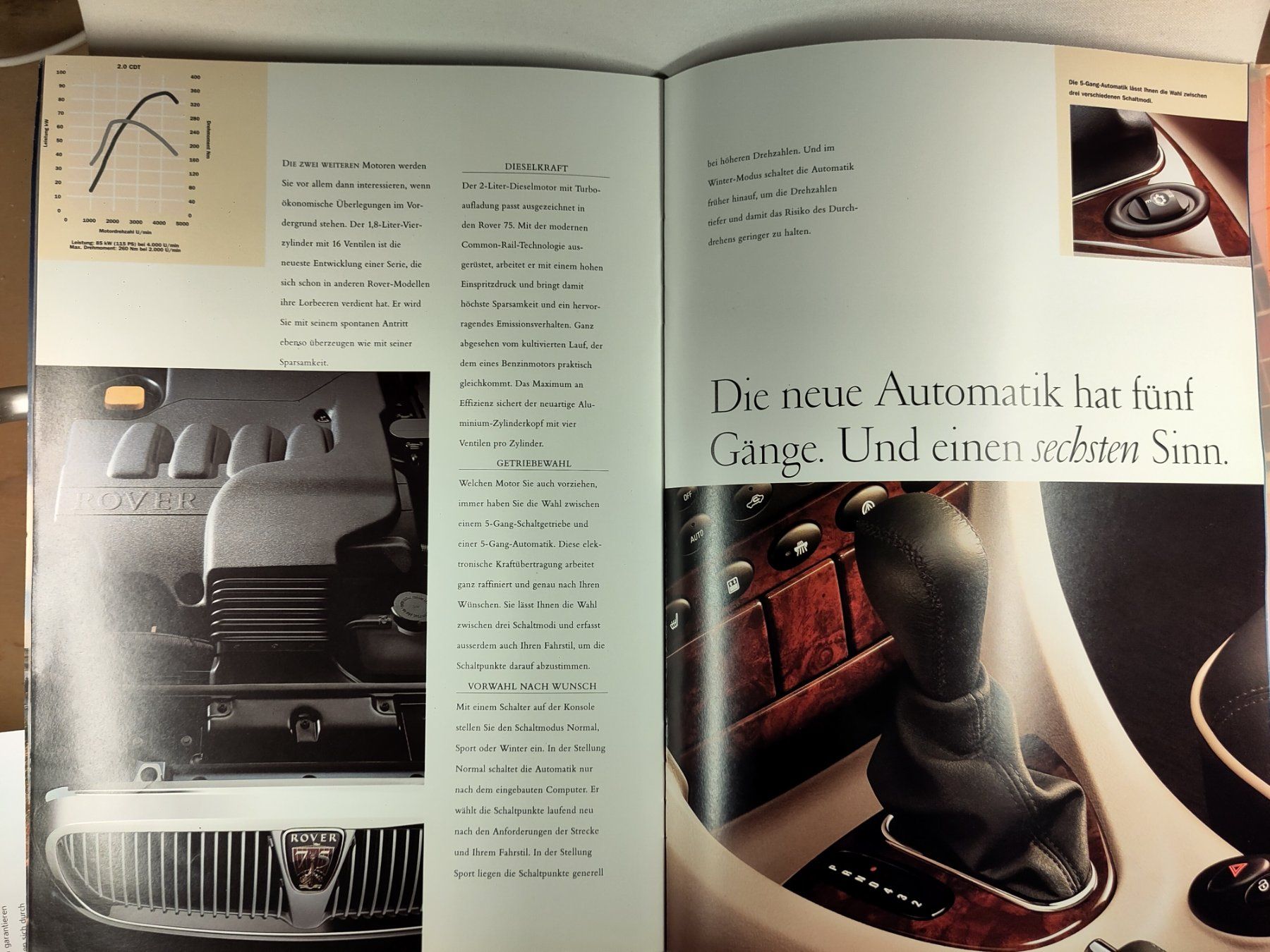 Rover Dokumente: Prospekte 4 Stück ROVER Programm und ROVER 75 – Gebraucht aus Bibern SO von urhebeal 5