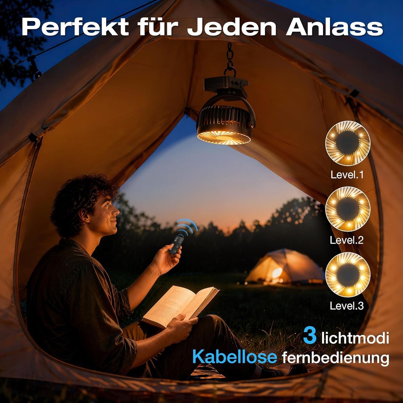 Ventilatori: USB Tischventilator Akku 12000 mAh Clip Magnet Timer – Nuovo e nell'imballaggio originale da Suhr venduto da SchnapperCH 4