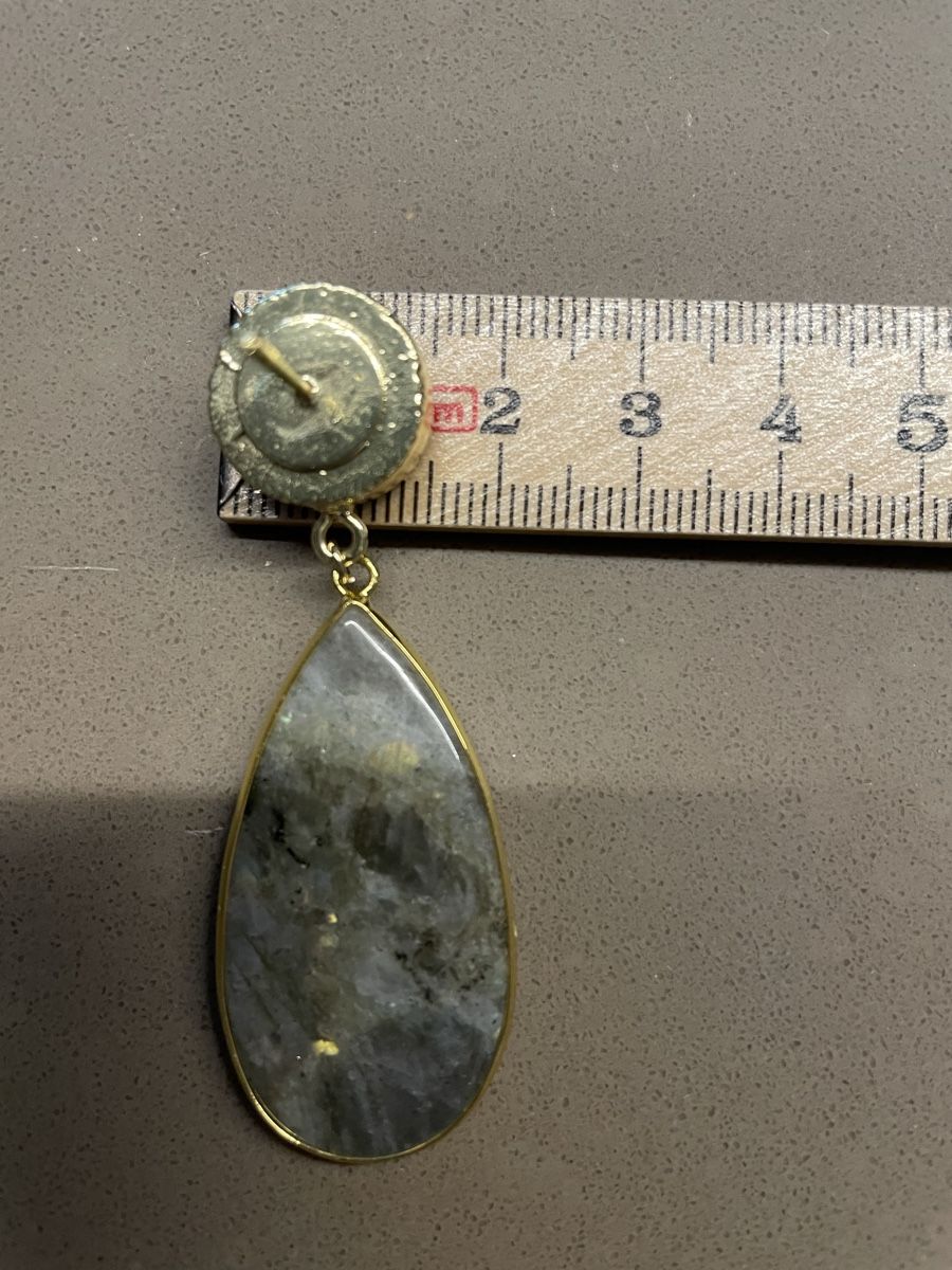 Ohrringe & -stecker: NEW Druzy & Labradorite Drop Earrings, PANACEA – Neu und originalverpackt aus Oberwil BL von Stellochkas 8