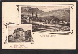 ^Goldau,Hotel Central Litho , 1902
