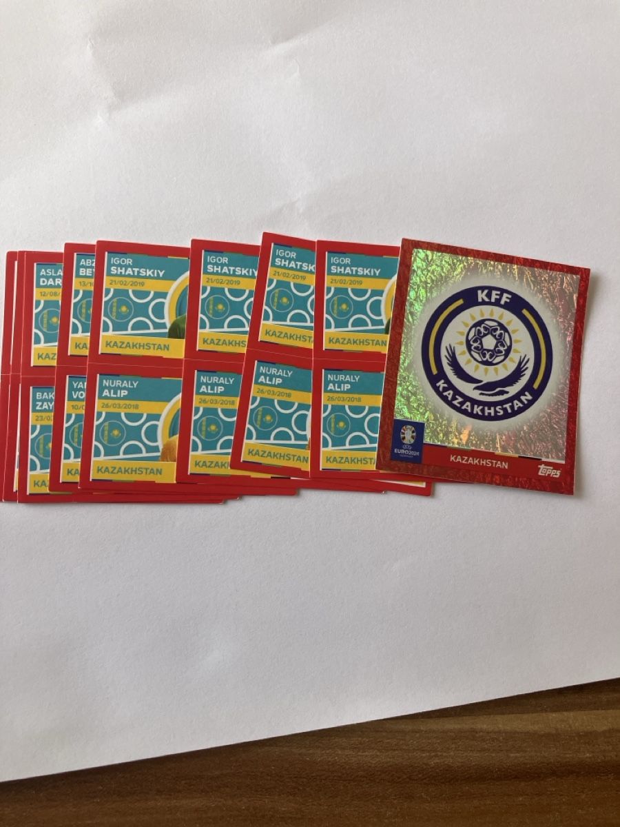 Topps Sammelbilder & Trading cards: Topps Euro 2024 SET KAZAKHSTAN  – Gebraucht aus Bülach von gmeli84 1