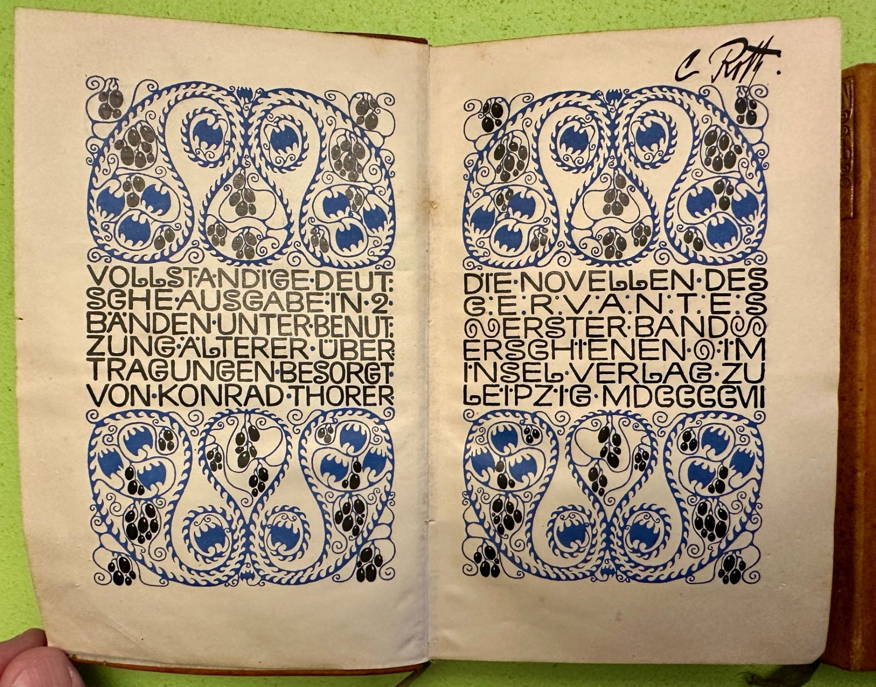 Libri: Cervantes: Die Novellen. 2 Bde. – Usato da Zürich venduto da allp 2
