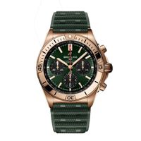 Breitling Chronomat B01 42mm Green Dial Rose Gold RB0134