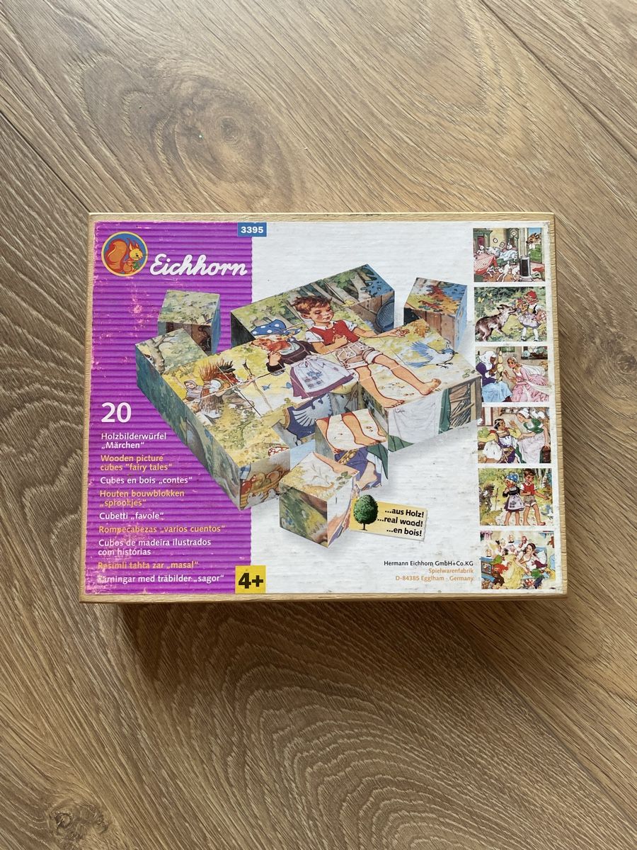 Eichhorn Giochi: Anciens puzzle / Cubes en bois Eichhorn – Usato da Lonay venduto da ju-71