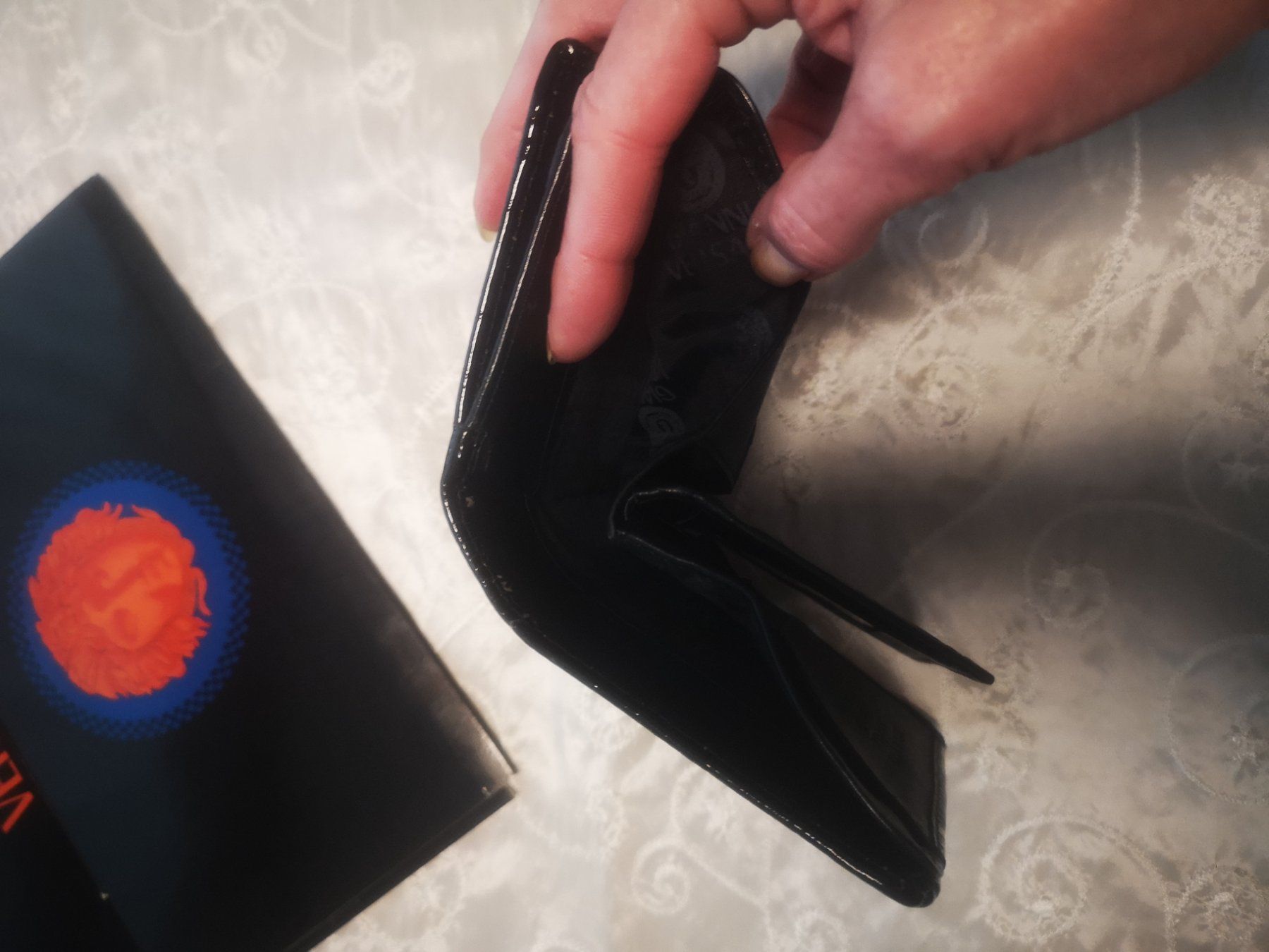 Versace Portamonete: GIANNI VERSACE Lackleder-Portemonnaie – Nuovo (secondo la descrizione) da Derendingen venduto da silverstone1961 5
