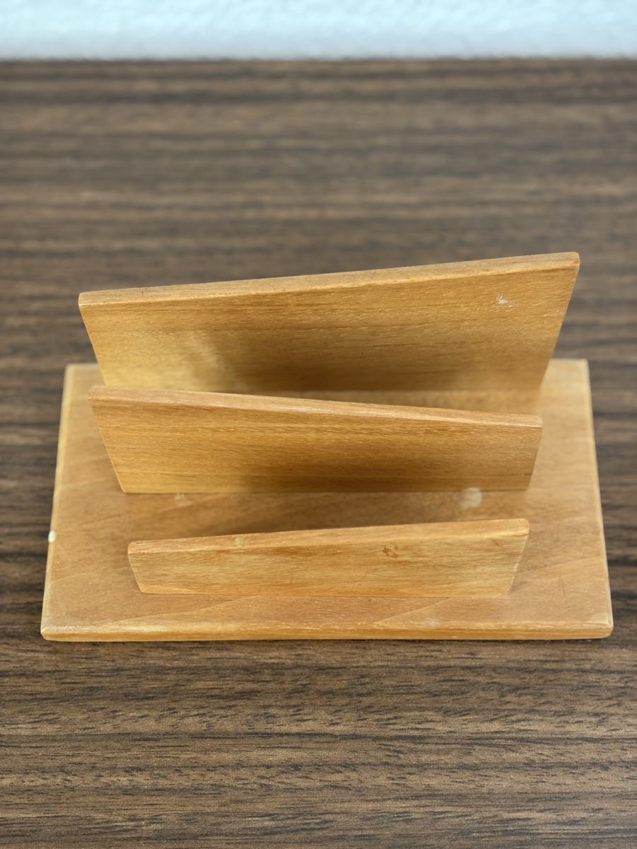 Altro in Decorazioni & Accessori: Mid Century Briefhalter - Vintage - Holz – Usato da Winterthur venduto da JAKU.SPACE 4