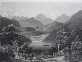 LUNGERENSEE STAHLSTICH