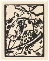 Wassily Kandinsky, Original Holzschnitt