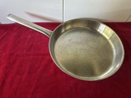 SIGG Bratpfanne Chromstahl ca 28cm Durchmesser gebraucht