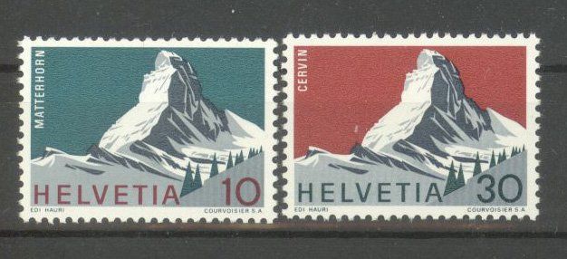 Tous les timbres: 1965, Sondermarken Schweizer Alpen ** – D'occasion à Willisau par Vollstempel
