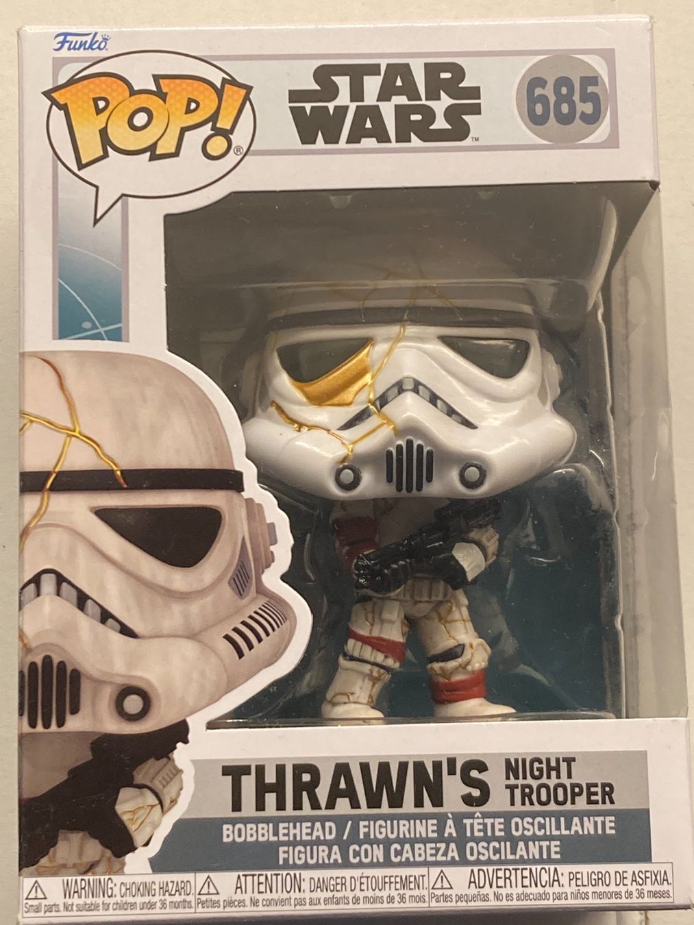 Funko Statuette: FUNKO POP! STAR WARS 685 bubble head THRAWN'S NIGHT TROOPER – Nuovo (secondo la descrizione) da Vezia venduto da Aquarius_Age 1