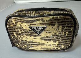 Vintage PRADA Milano Krokodilleder Pouch 2000
