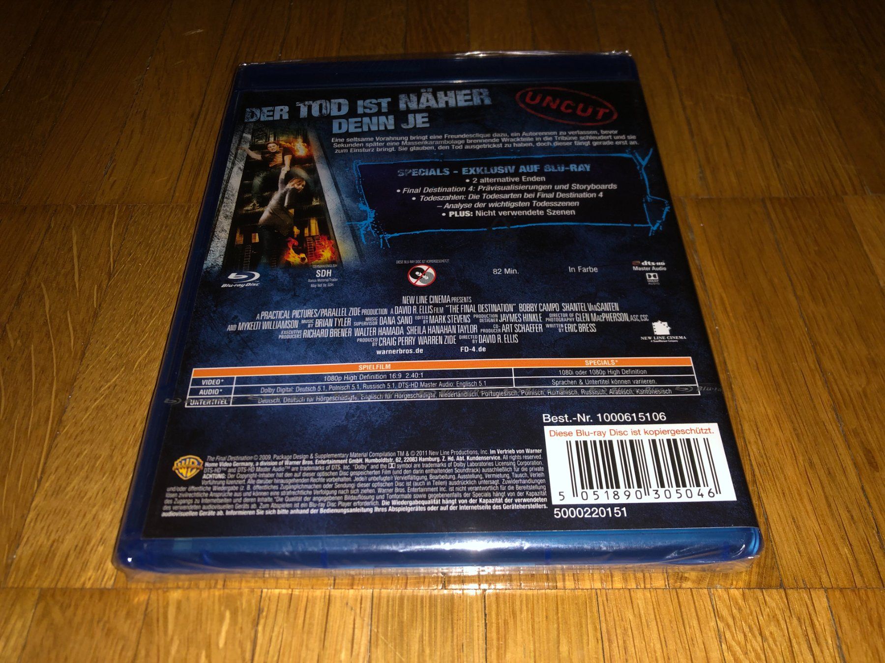 Tous les DVDs: Final Destination 4 - BLU RAY - UNCUT – Neuf avec emballage d'origine à Basel par havsok 1