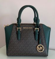 Michael Kors Handtasche/ dunkelgrün-braun