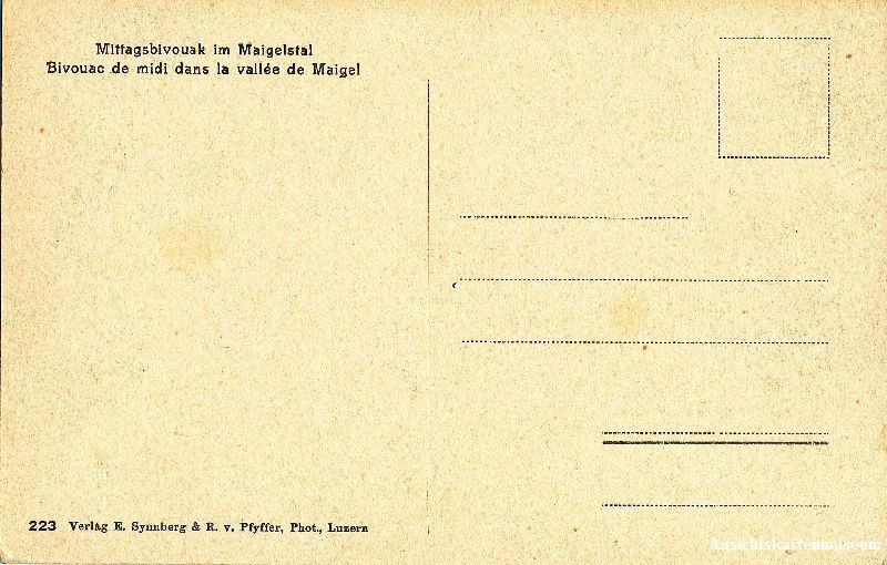 Ansichtskarten: Maigelstal - Militär Mittagsbivak +c1910 – Gebraucht aus Emmenbrücke von teestube 1