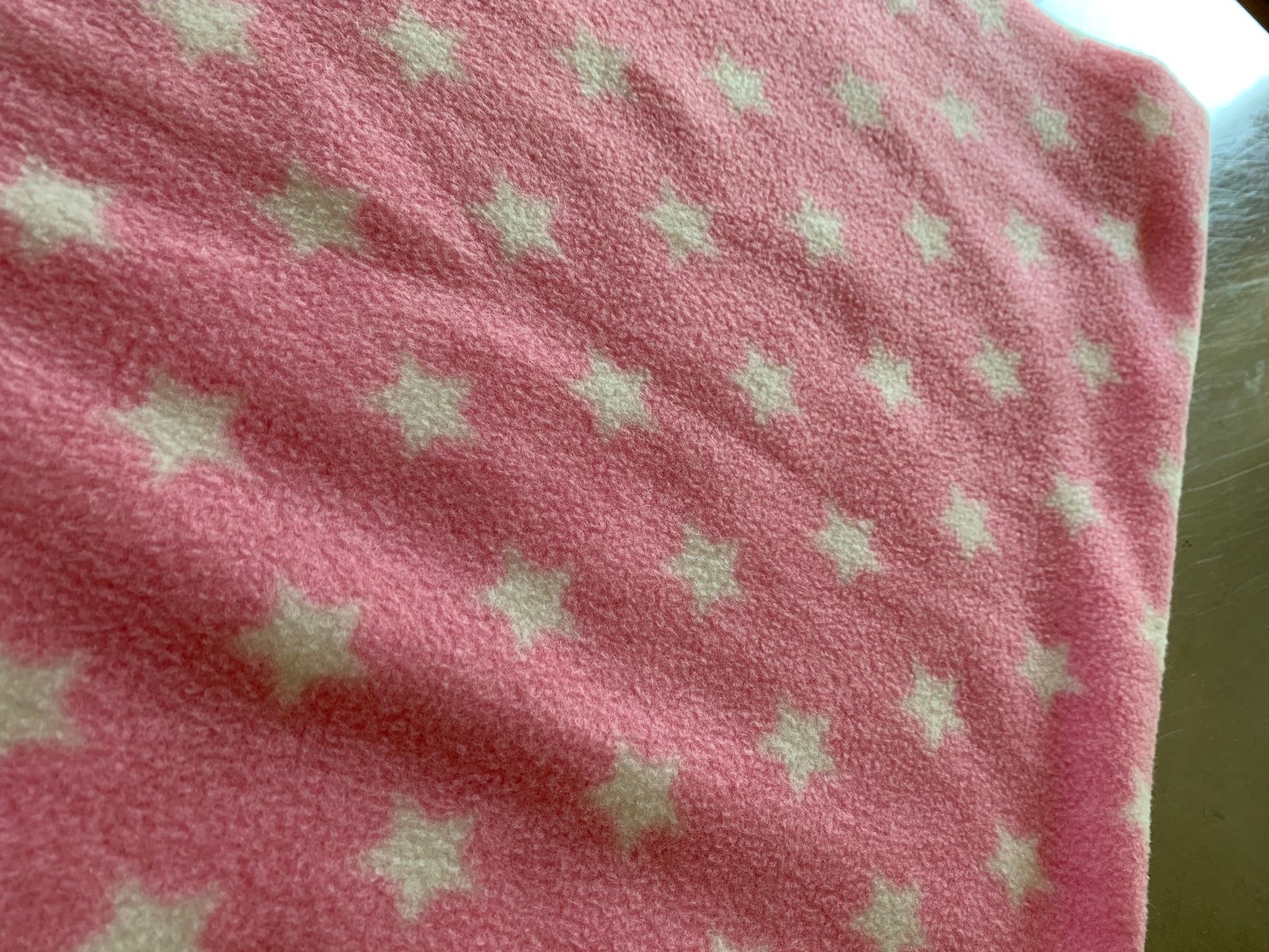 Tessuti: Stoff Fleece rosa mit Sternen – Nuovo e nell'imballaggio originale da Rudolfstetten venduto da medium02