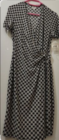 Robe Anne Klein à motifs géométriques, T M/L neuf