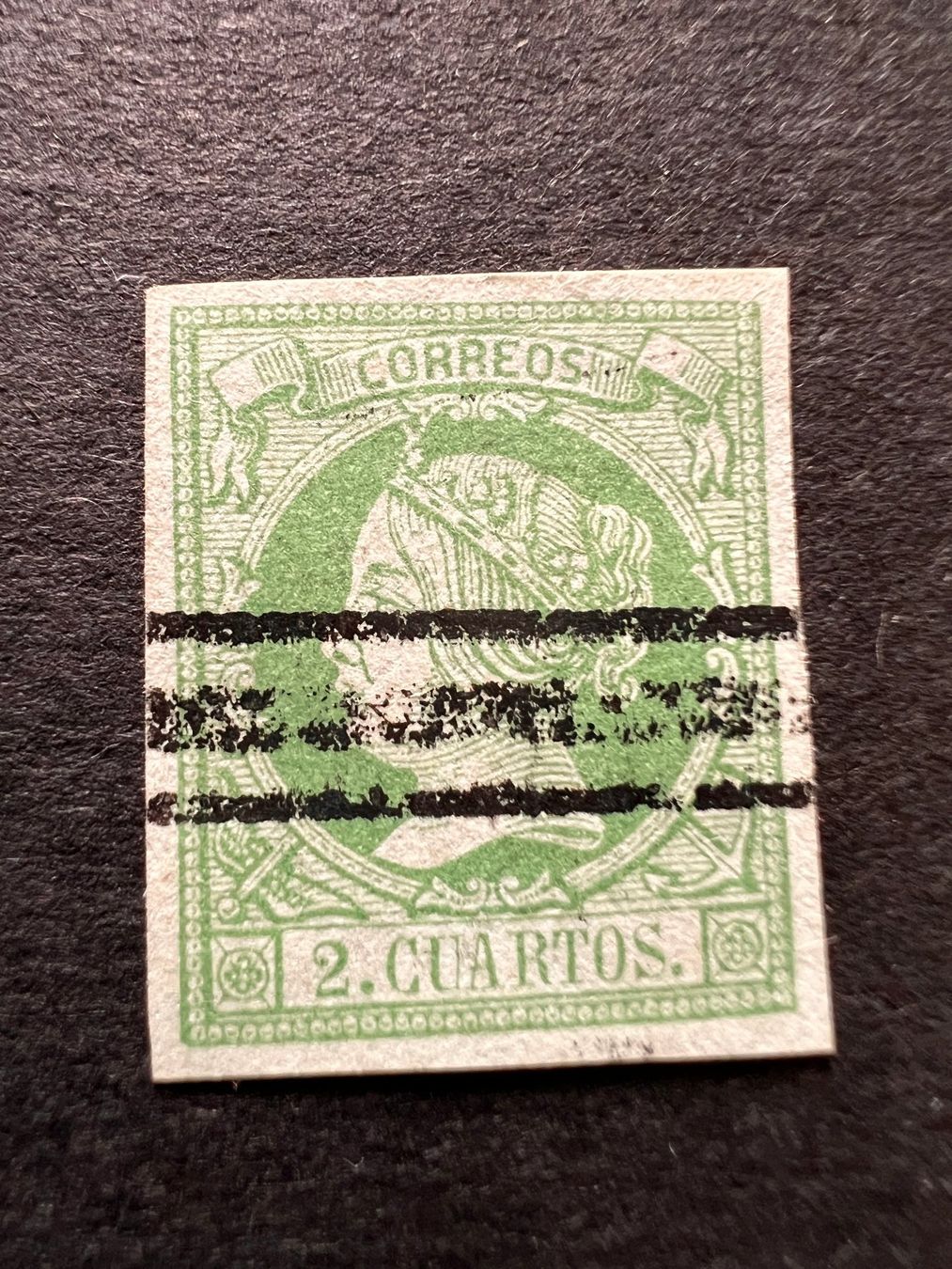 Tutti i francobolli: Spanien Mi. 43   1860   gest. (2281) – Usato da Hinwil venduto da Sidi4 1