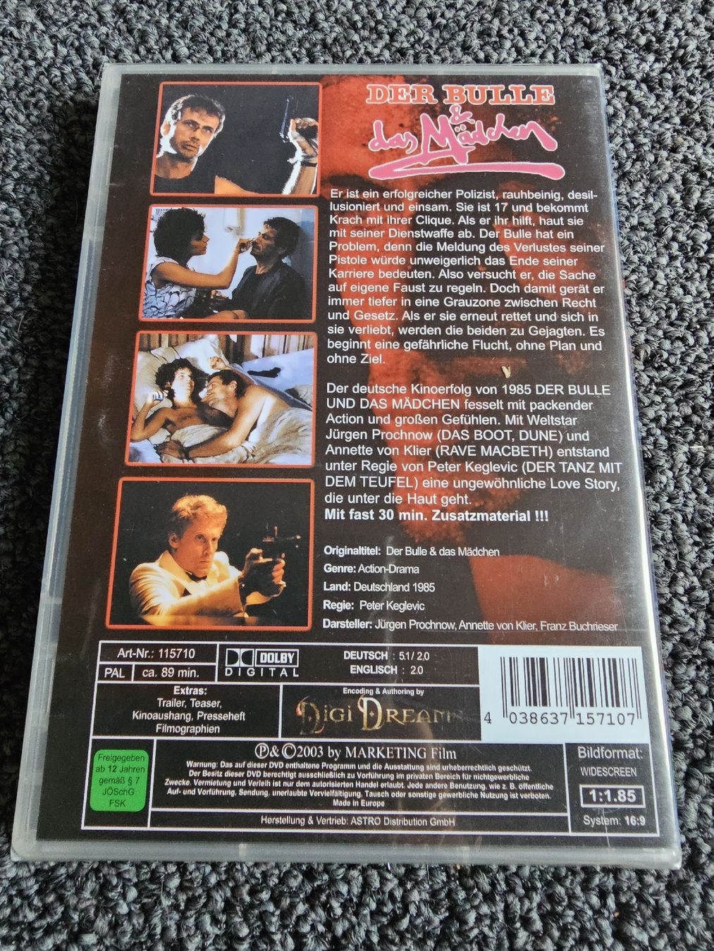 Tutti i DVDs: DVD - Der Bulle und das Mädchen  Neuverpackt – Nuovo e nell'imballaggio originale da Ruswil venduto da jan_bxl5 1