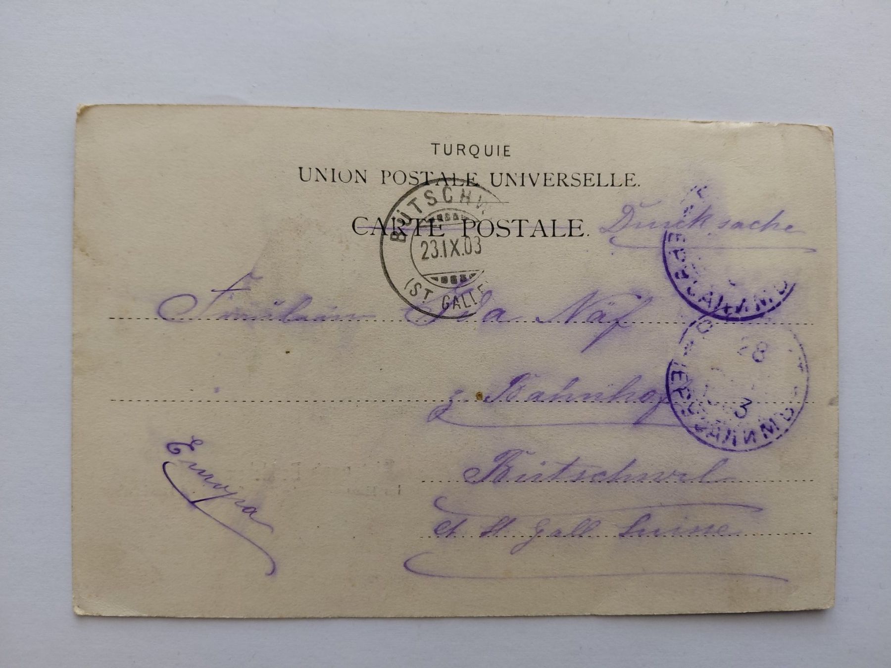 Cartes postales: Ansichtskarte Ritt nach Bethlehem Jerusalem alt 1903 – D'occasion à Wattwil par yburgler 1