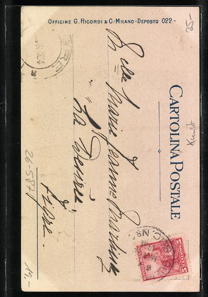 Cartoline postali: Adolfo Hohenstein: Iris, zwei Halunken f – Usato da Berlin venduto da bartko-reher 1