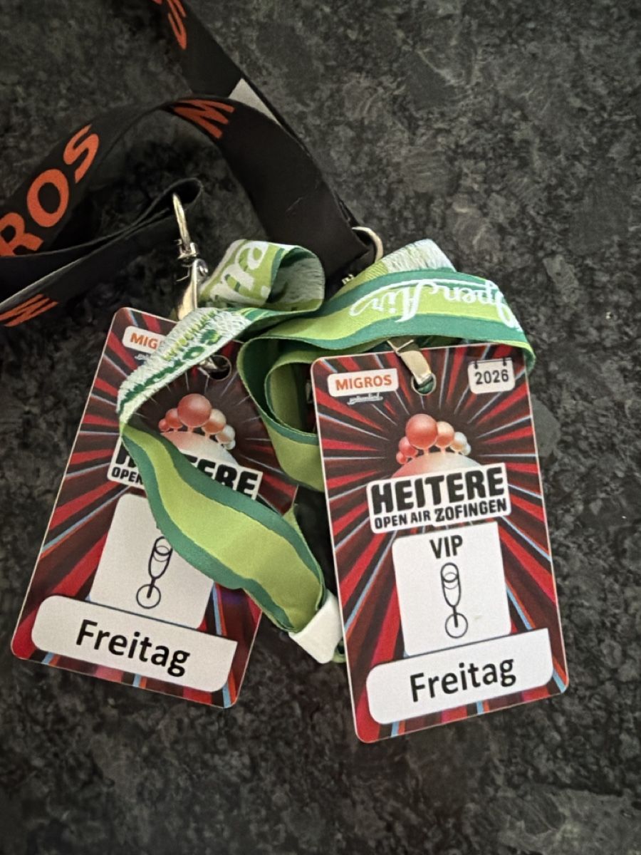 Biglietti: 2 x VIP Heitere Freitag – Nuovo (secondo la descrizione) da Zofingen venduto da ICPUI