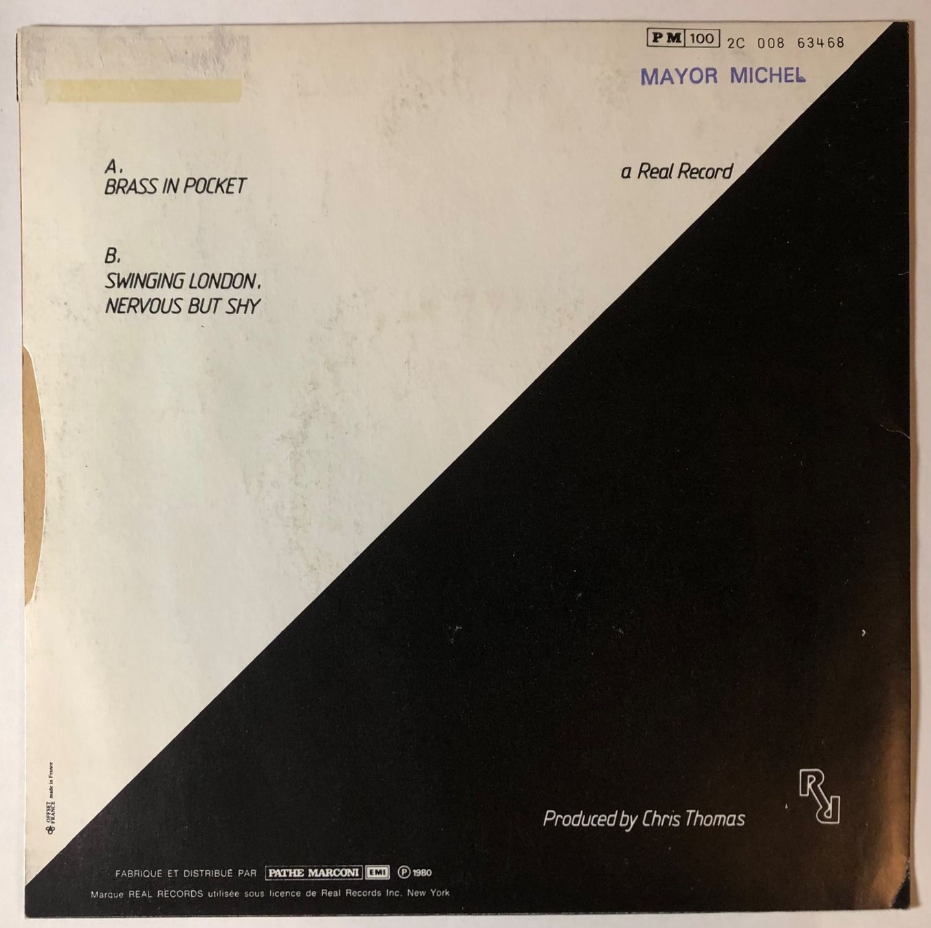 Dischi in vinile: PRETENDERS - BRASS IN POCKET – Usato da Poliez-Pittet venduto da Newtown-Records 1