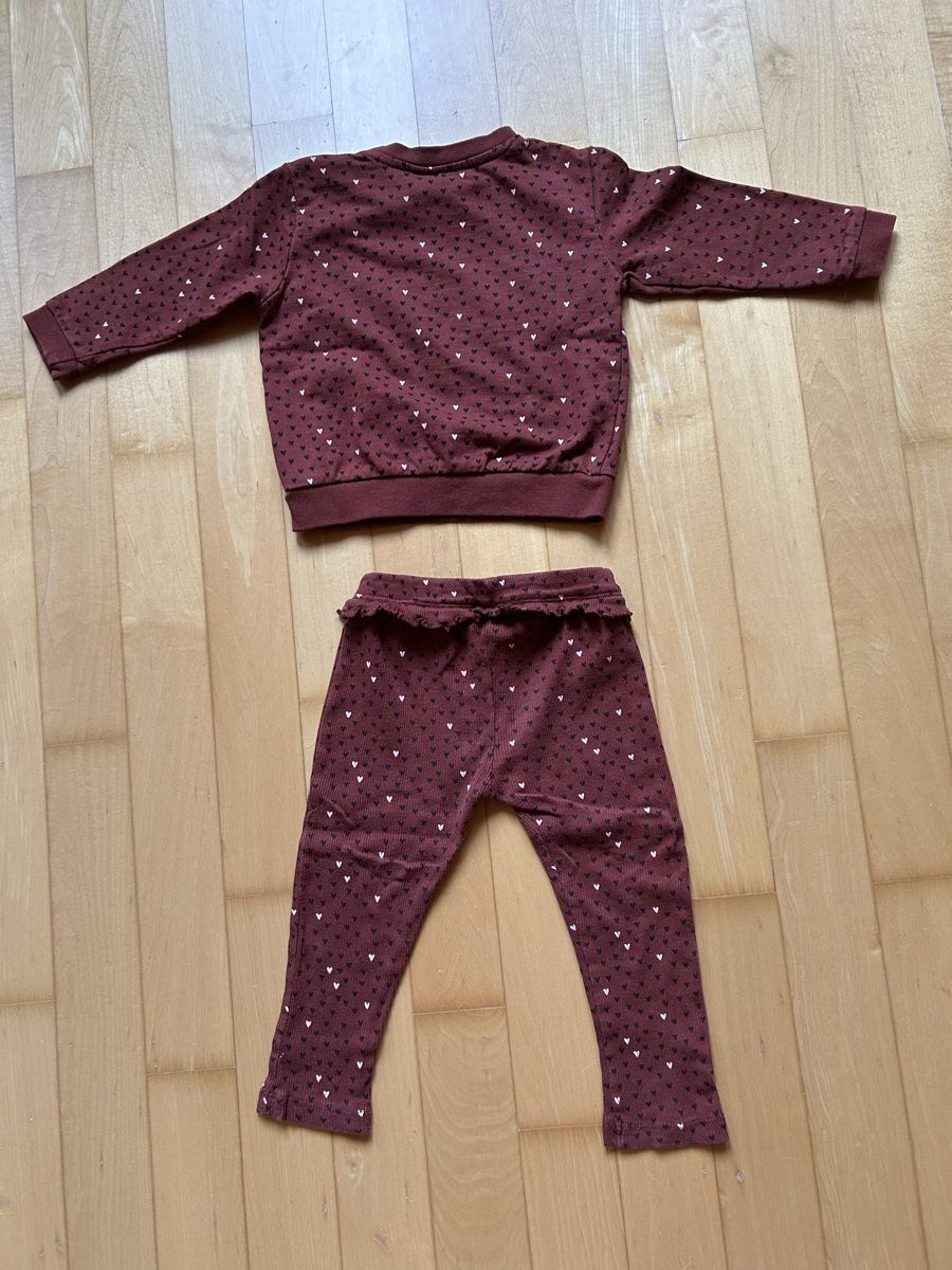 Kleiderpakete & -sets: Mit Herzchen-Print: Set mit Hose ALANA, Gr. 86 – Neu (gemäss Beschreibung) aus Diessenhofen von Bmaurice 1