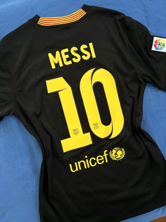 FC BARCELONA MESSI AWAY NIKE FUSSBALL TRIKOT 13/14 INIESTA