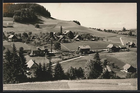 Cartoline postali: AK Gambach, Panorama – Usato da Berlin venduto da bartko-reher