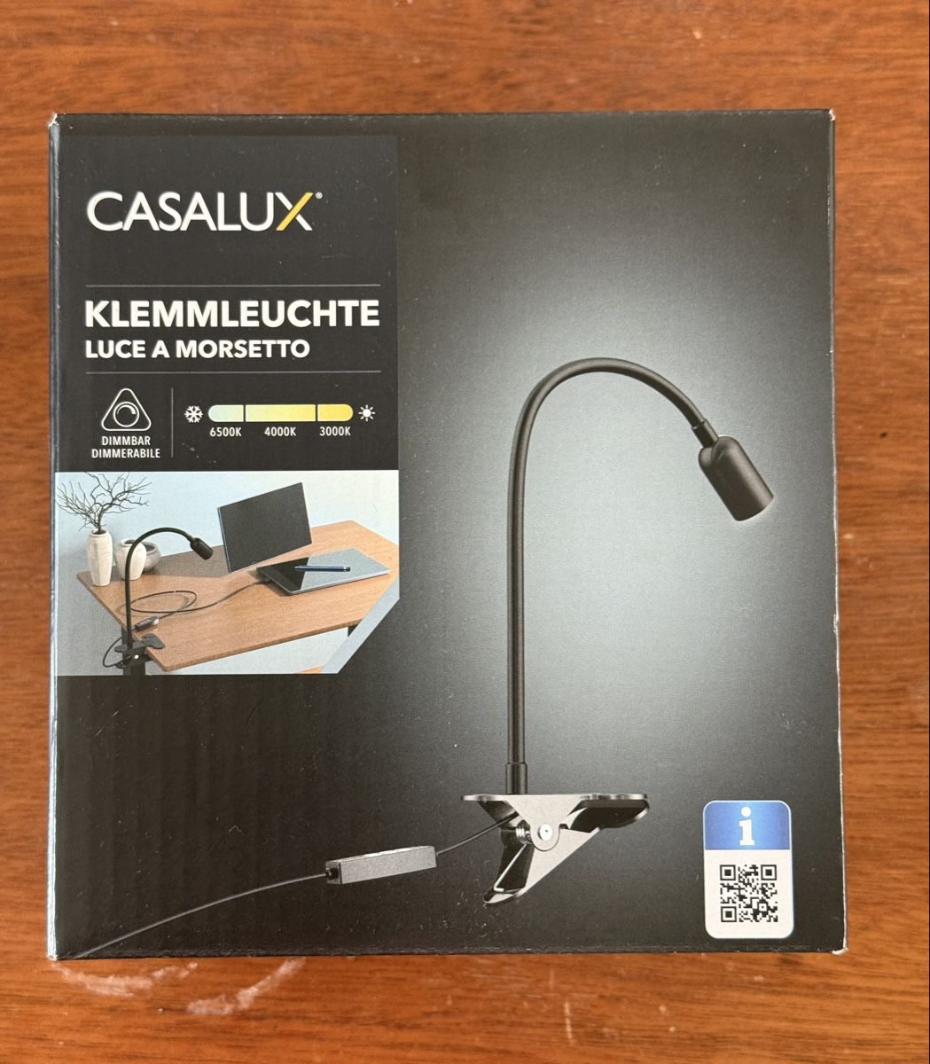 Lampade: Klemmleuchte – Nuovo e nell'imballaggio originale da Goldach venduto da igwhitestar
