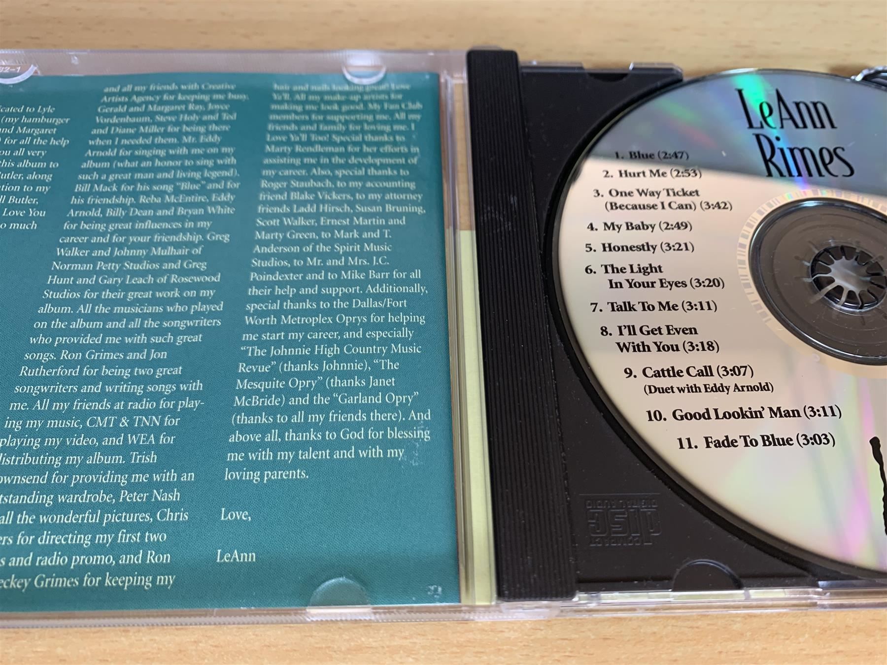 CD: LeAnn Rimes – Blue – Usato da Rikon im Tösstal venduto da Alpenmutz 2