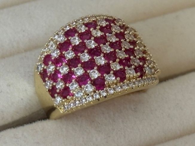 Ringe: Luxus Elegante Gr.19/9 Ring Farbe: Gold/rot – Neu (gemäss Beschreibung) aus Biel-Bienne von Roserosse13 6
