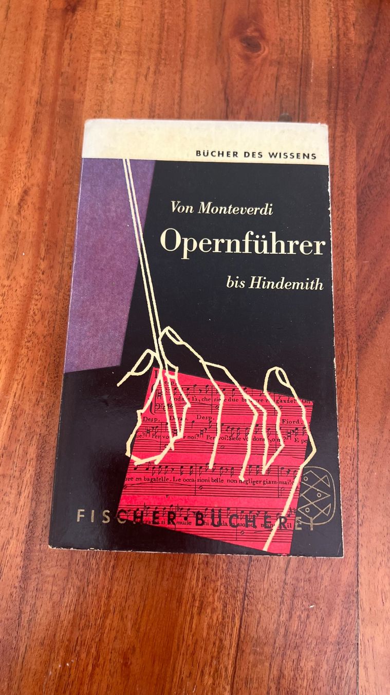 Libri: Monteverdi - Hindemith Opernführer, 1954 – Usato da Schübelbach venduto da Dolly990_2