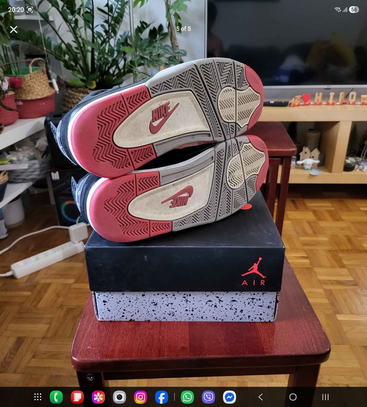 Nike Scarpe da uomo: NIKE AIR JORDAN 4 BREDS 2019 – Usato da Meyrin venduto da Hiro-chan_13 4