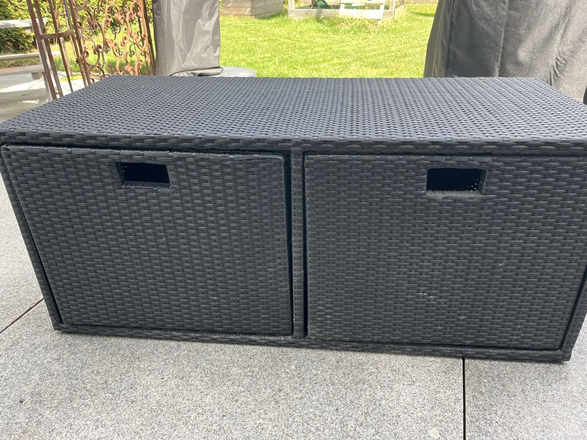 Box contenitori: Denova Rattanbox schwarz/grau – Usato da Pratteln venduto da Daily88