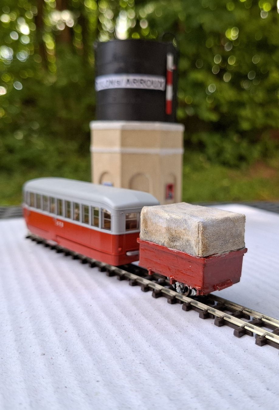 Kit di modellismo & Modellini statici: Eigenbau Wasserturm H0/H0m/H0e, ca 15 cm hoch.  – Usato da Zuchwil venduto da Efiutz 6