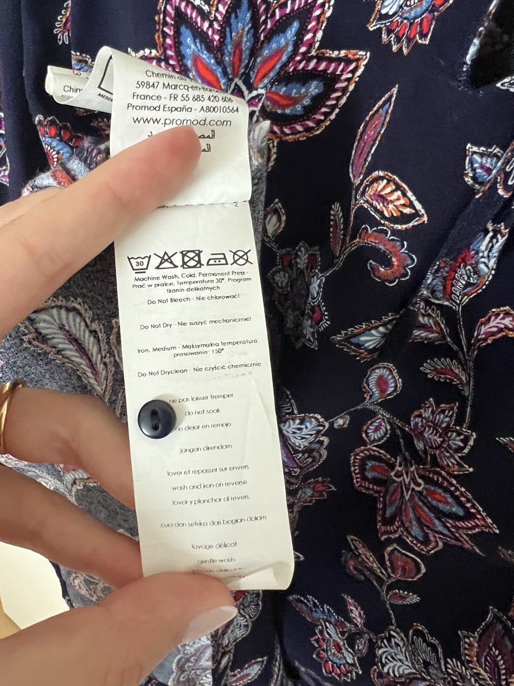 Promod Camicette: PROMOD Flowers Blouse CH 34 – Usato da Horgen venduto da linuxrp 5