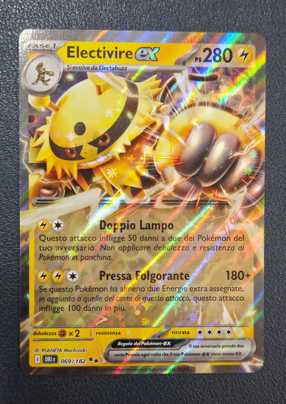 Pokémon Sammelbilder & Trading cards: Pokemon 069/182 Electivire ex IT – Gebraucht aus Lugano von pan_5zpg